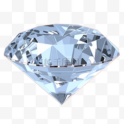 父亲节钻石剪影图片_珠宝卡通手绘钻石