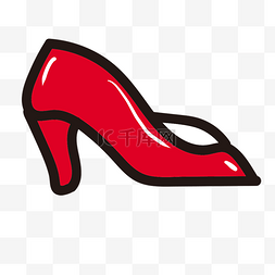 红色高跟鞋图片_红色高跟鞋 