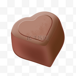手绘爱心巧克力图片_情人节手绘爱心巧克力