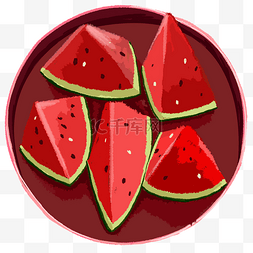 夏季水果西瓜设计图