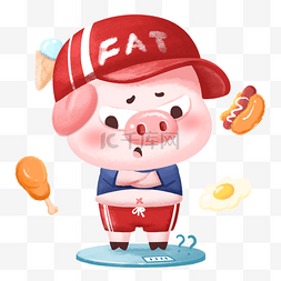 萌猪图片_2019新年肥胖小猪猪