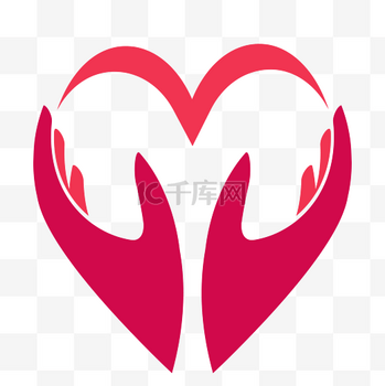 公益慈善标志爱心图表装饰图案
