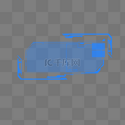 psd图片_科技感PSD透明底