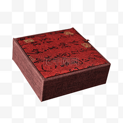 古代精致字纹木盒
