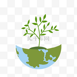 绿色地球环保图片_节约绿色地球环保PNG