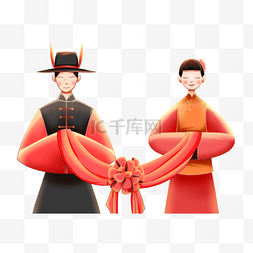 简约婚庆图片_婚庆主题复古插画