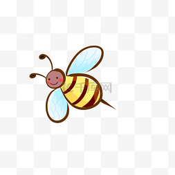 蜜蜂采蜜动图图片_卡通可爱的蜜蜂矢量图