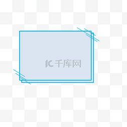 科技不规则图形长方形