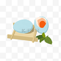 蓝色鸡蛋端午节 