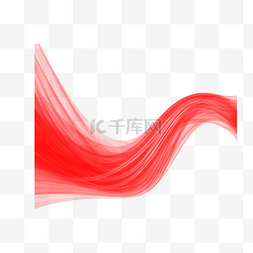 曲线动感图片_创意红色底纹线条