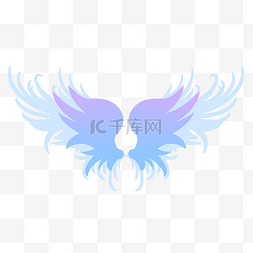 天使的翅膀图片_手绘天使的翅膀插画