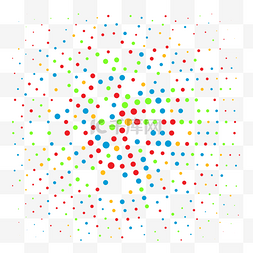 点波点圆图片_五彩斑斓彩色波点圆点元素