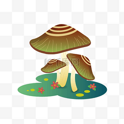 梦幻童话故事里的蘑菇