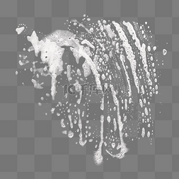 肥皂海报图片_抹开的白色分散泡沫设计