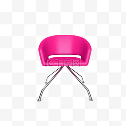 亮粉色高脚椅装饰