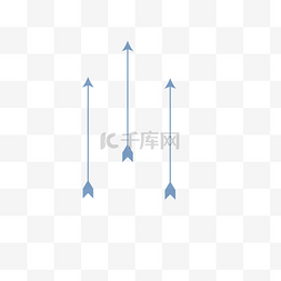 透气箭头标志元素