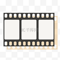 创建相册图片_黑白底片剪影边框相册边框