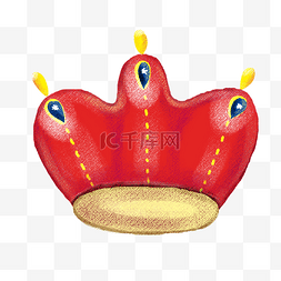 公主王子图片_红色贵族皇冠