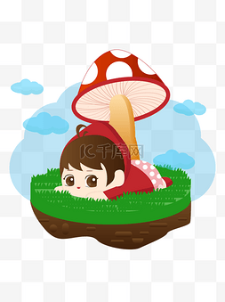 安徒生童话馆图片_ 小红帽蘑菇 