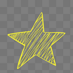 五角星流程图片_手绘涂鸦卡通五角星星
