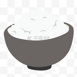 卡通米饭图片_香喷喷的米饭免抠图