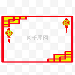 设计图片_2019新年灯笼边框