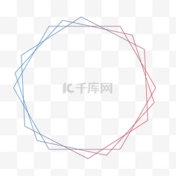 手绘圆圈线条免抠图