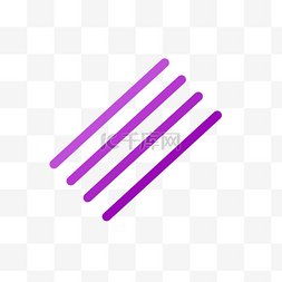 紫色平行斜线