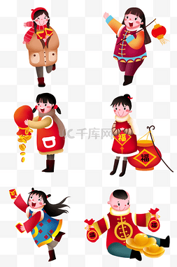 金色手绘灯笼图片_手绘新年合集插画