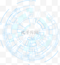 科技聚焦科技创新图片_发光不规则复杂高科技创新创意图