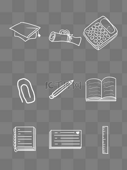 计算机黑板图片_学生学习用品用具考试文具粉笔质