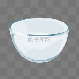 玻璃容器玻璃碗插画