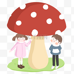 梦幻蘑菇图片_卡通梦幻蘑菇乐园