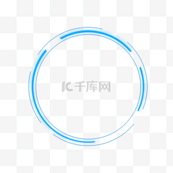 国风电商背景图片_电商网站蓝色外发光科技感光圈