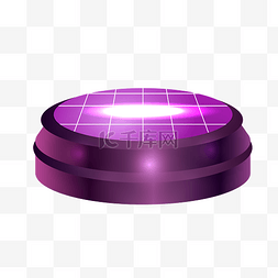 圆形舞台科技图片_紫色时尚科技舞台