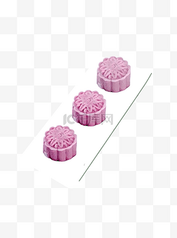 盘子里的月饼元素设计