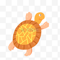 可爱乌龟卡通图片_小动物乌龟免抠PNG素材