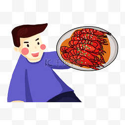 吃货吃货节图片_爱吃小龙虾的人美食节