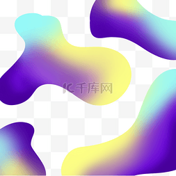 梦幻炫酷背景图片_黄色紫色彩色渐变流体设计素材合