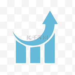 彩色信息图表图片_商务矢量数据上升箭头分析图