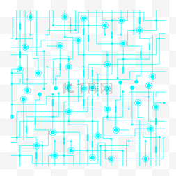 网络节点矢量素材图片_节点科技关系网