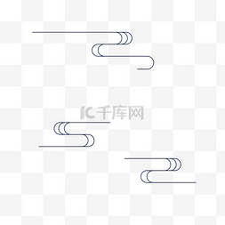 风云榜模板图片_中国风云纹漂浮素材