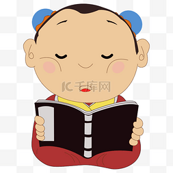 国学论语展板图片_古代正在读书的人孩童上学开学