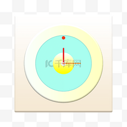 扁平风仪表钟表PNG素材