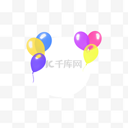 彩色气球图片_彩色气球开业海报
