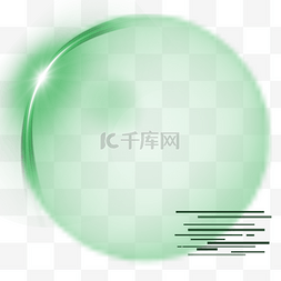 科技边框圆形图片_绿色圆环科技边框