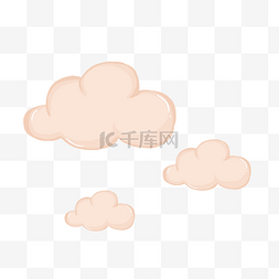 云朵插画图片_卡通云朵手绘元素