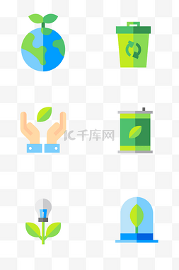 回收利用环保图片_环保健康相关插画图标
