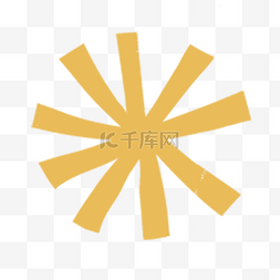 层次黄色图片_黄色创意花瓣元素
