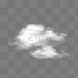 多云天气卡通图片_天气预报多云矢量素材
